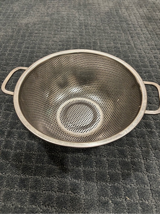Other - Stainless Steel Mesh Colander with Handles - Silver